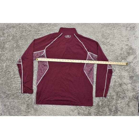 Under Armour Men's L Red Pullover Sweatshirt Loose Missouri State Quarter - Picture 4 of 7